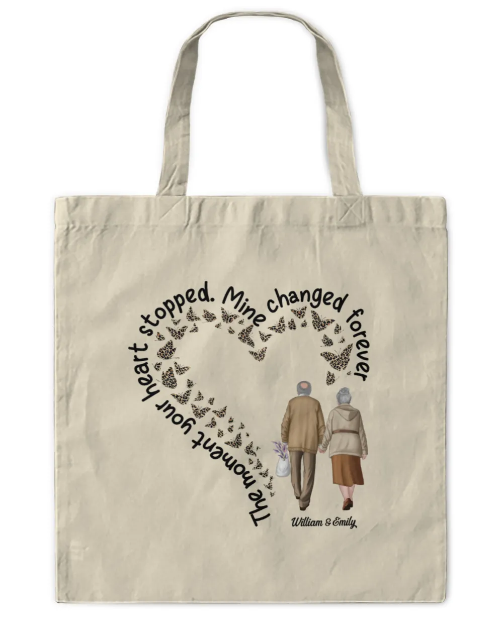 The Moment Your Heart Stopped - Personalized Shirt - Memorial Gift For Mom, Wife, Widow, Loss Of Husband - Gift From Daughters, Sons, Best Friends, Gift For Wife, Gift Idea For Wife