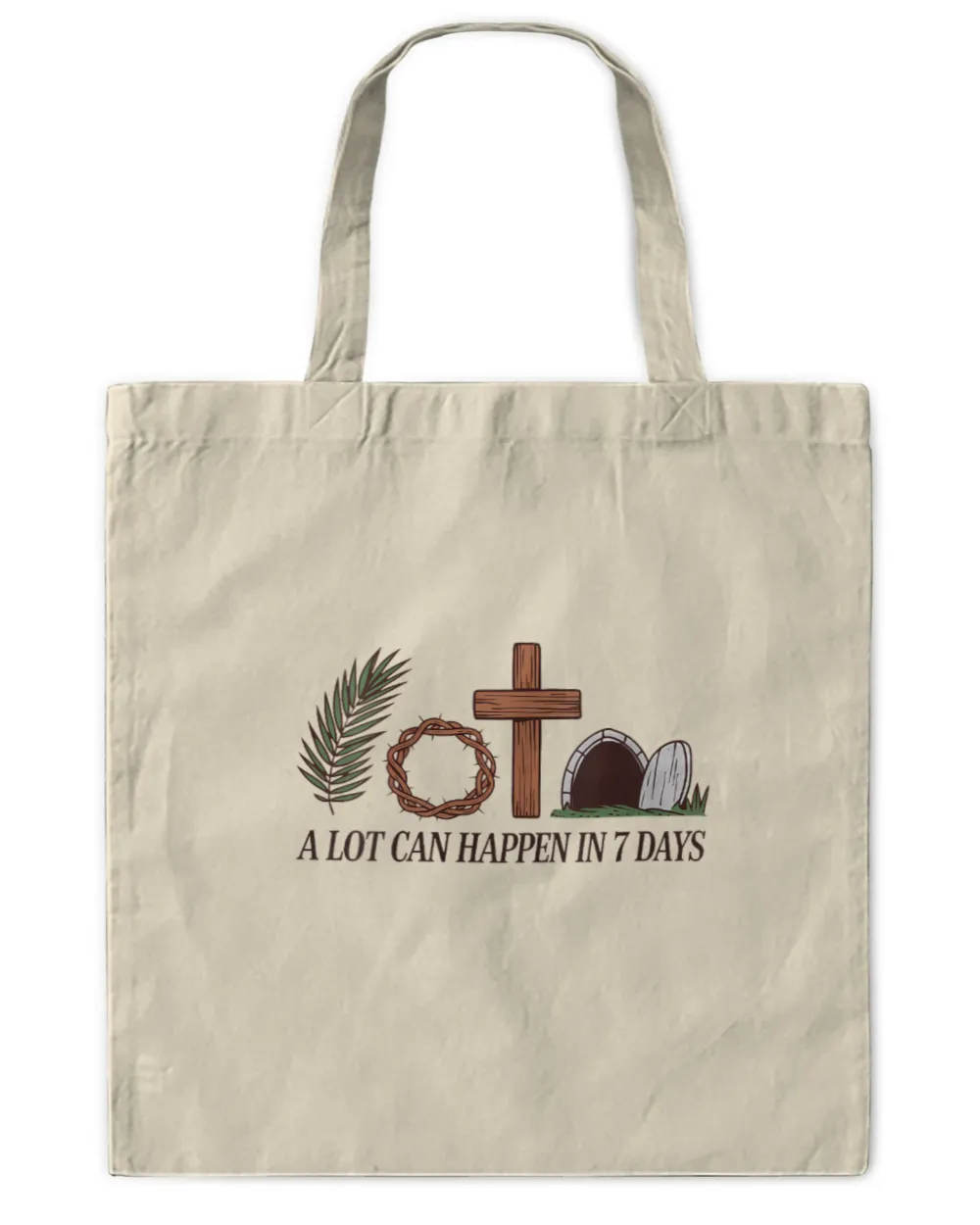 Womens Christian Faith Happy Easter Day A Lot Can Happen In 7 Days V-Neck