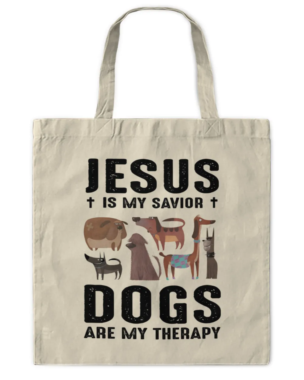 ETT2529 Jesus Is My Savior Dogs Are My Therapy