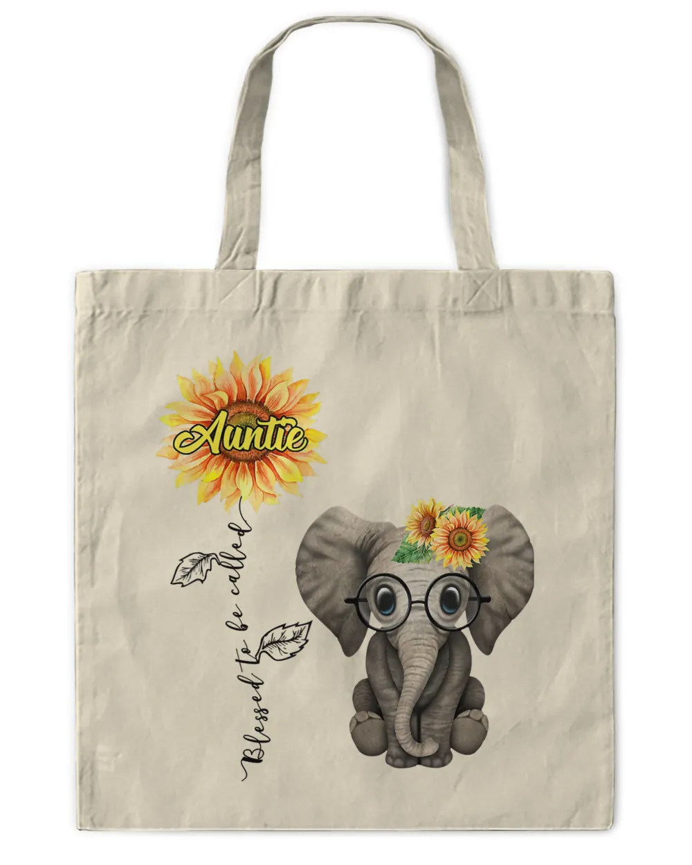 Blessed To Be Called Auntie Hippie Elephant