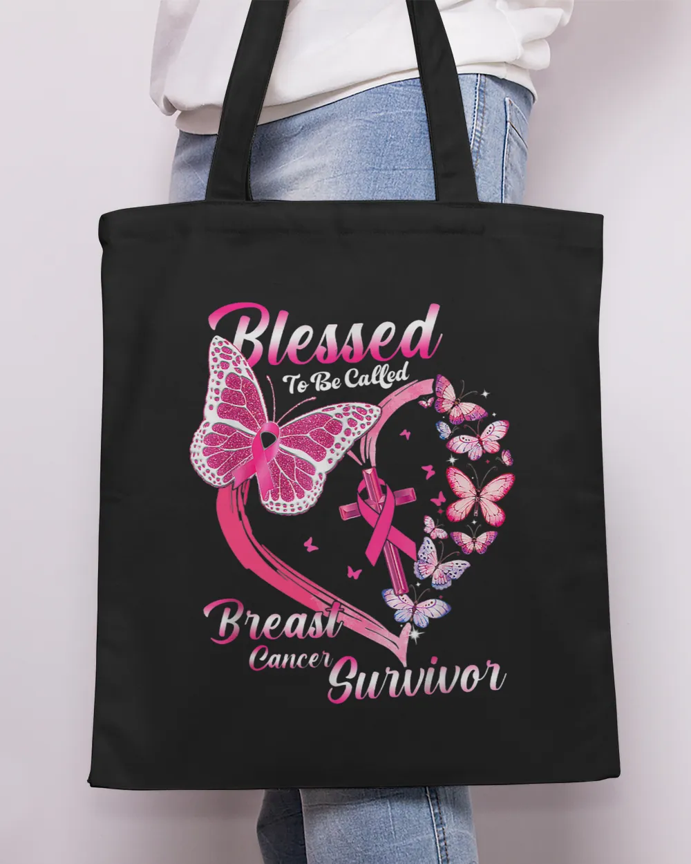 BC Survivor Pink Butterfly Blessed To Be Called Breast