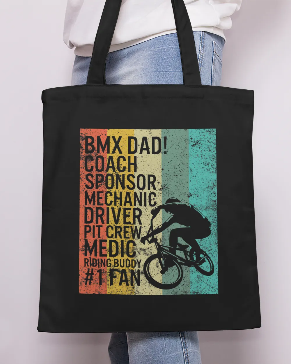 Fathers Day Gift From Wife BMX Dad Dirt Bike Medic Riding Bu