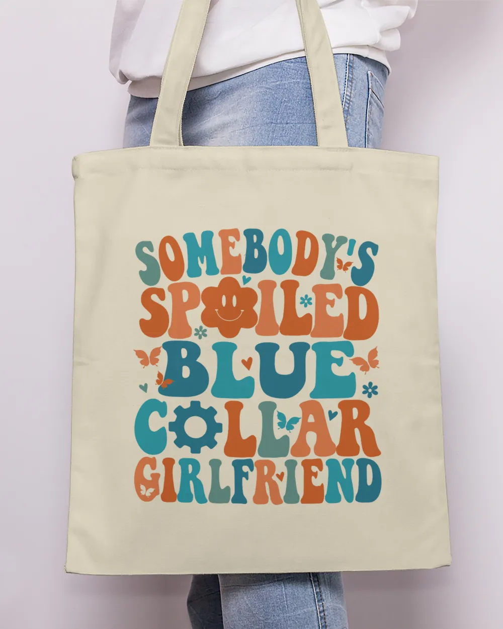 Somebody's Spoiled Blue Collar Girlfriend Shirt, Blue Collar Girlfriend, Spoiled Girlfriend Shirt, Blue Collar Worker, Blue Collar Wife Club