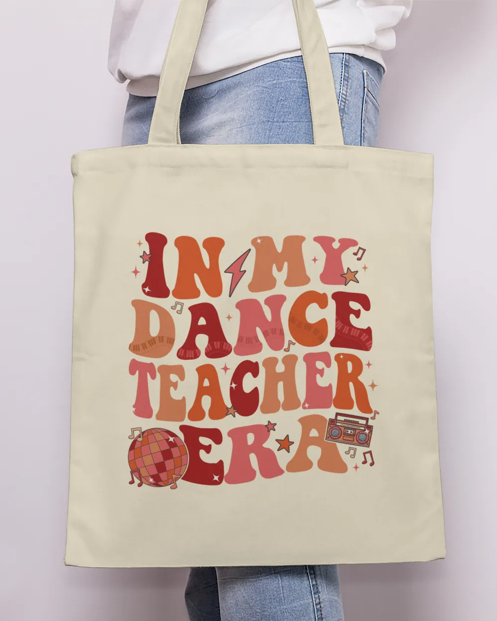 In My Dance Era Shirt, Dancer Team Shirt, Dance Teacher Shirt, Dance Instructor Gift, Dancing Master Shirt, Dancer Shirt For Mom Tote Bag - Printed in the EU natural onesize