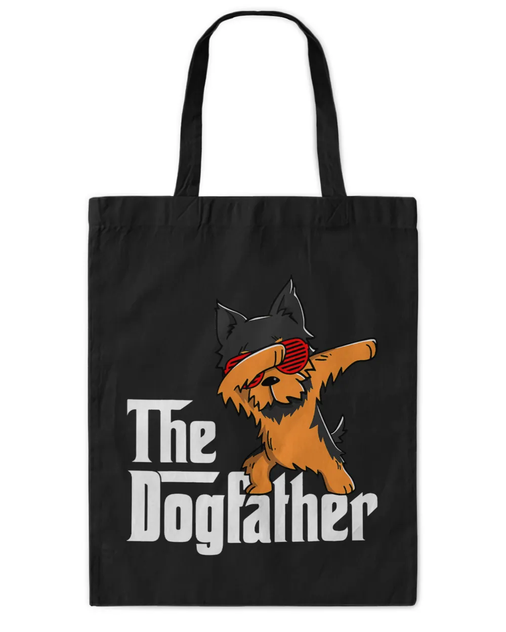 Yorkshire Terrier Mens Funny Yorkshire Terrier Dog Father Dabbing Cool Dog Dad Yorkie