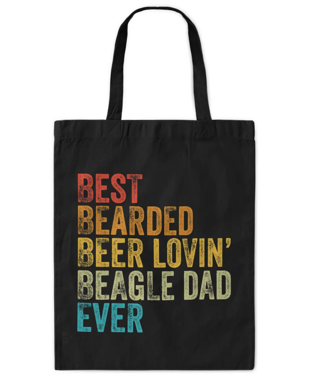 Mens Best Bearded Beer Lovin Beagle Dad Pet Lover Dog Owner Retro