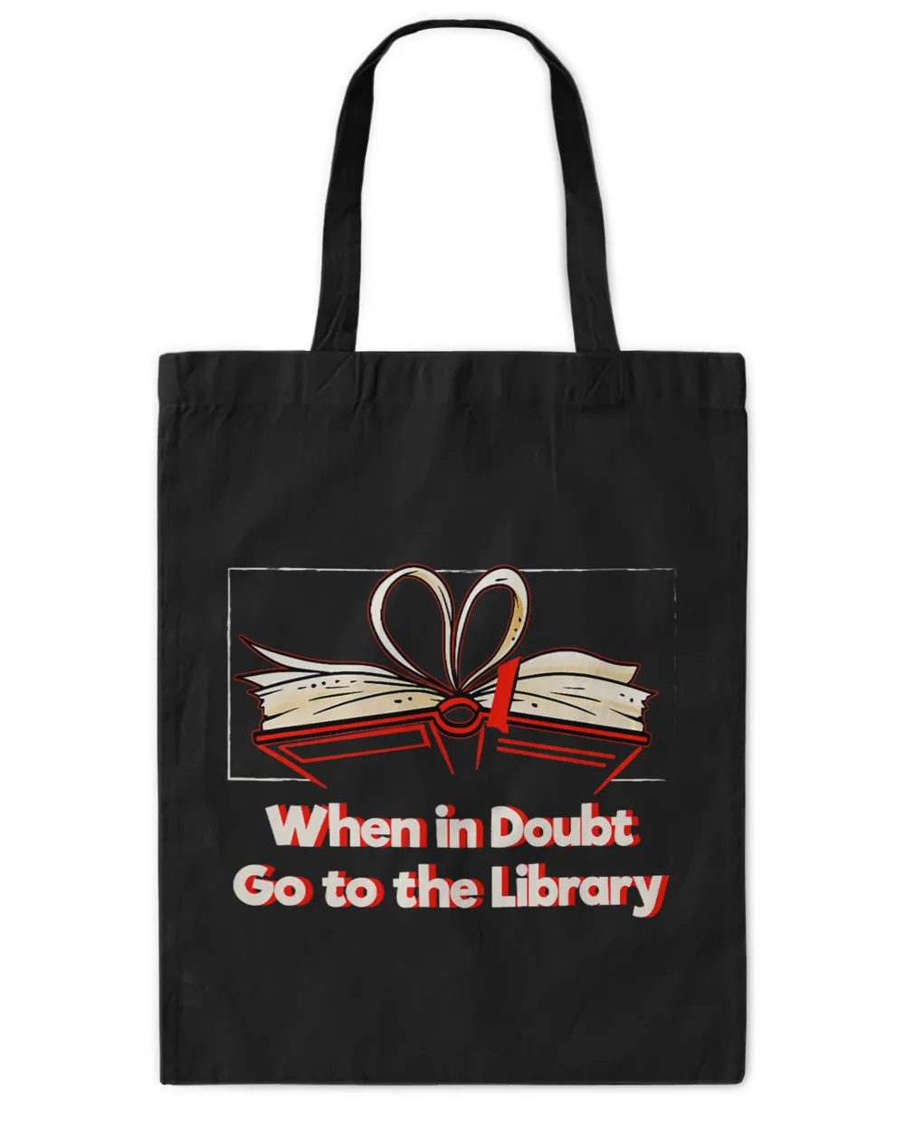 Librarian Job When in Doubt Go to the Library Funny Librarian Humor