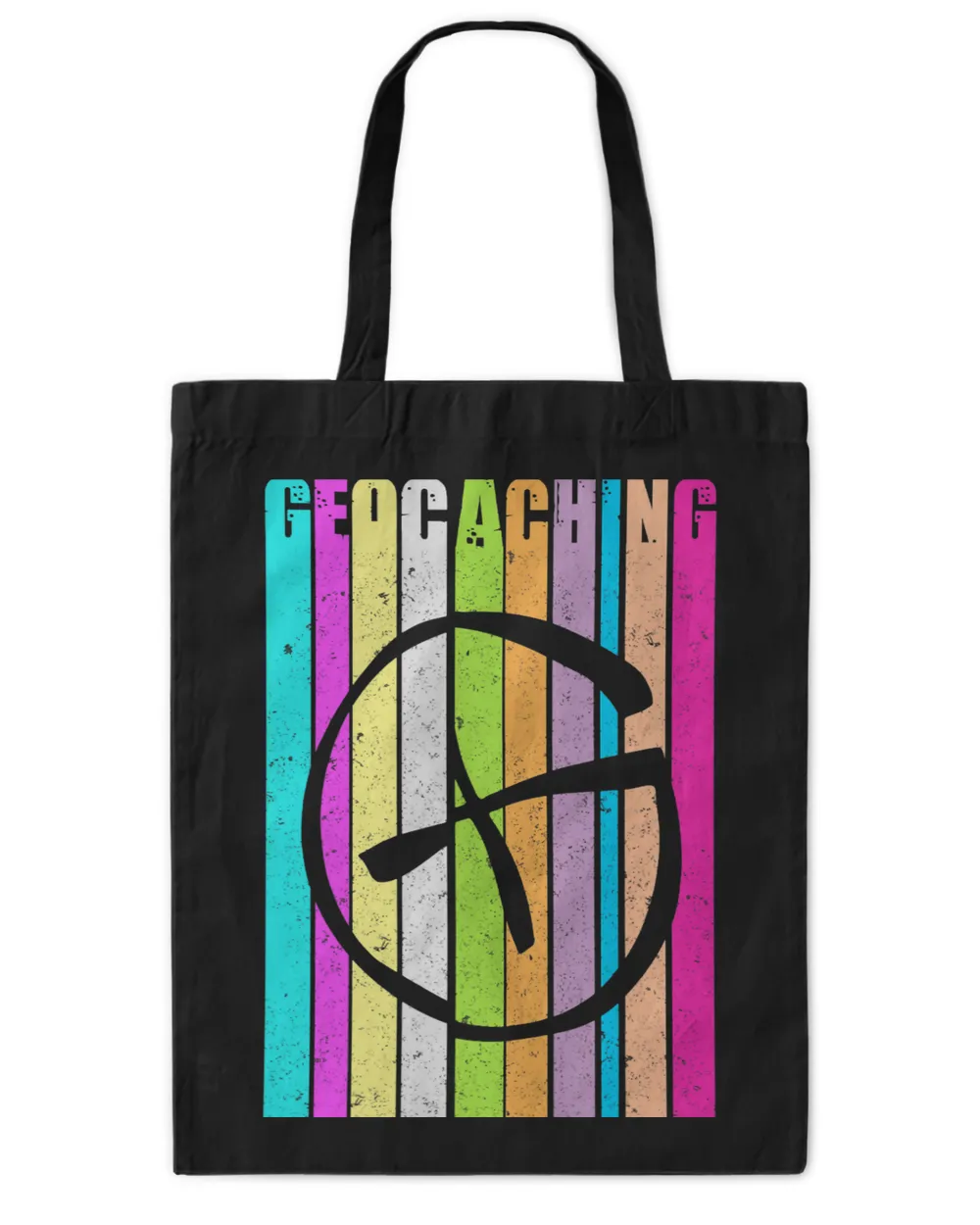 Geocaching IT Nerd For Coders Programmers Tote Bag - Printed in the EU black onesize
