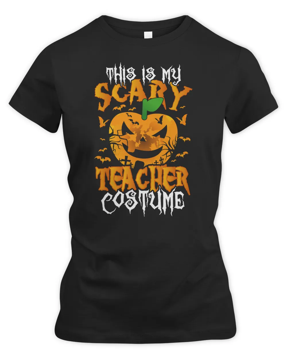 Halloween This is My Scary Teacher Costume 108 Pumpkin