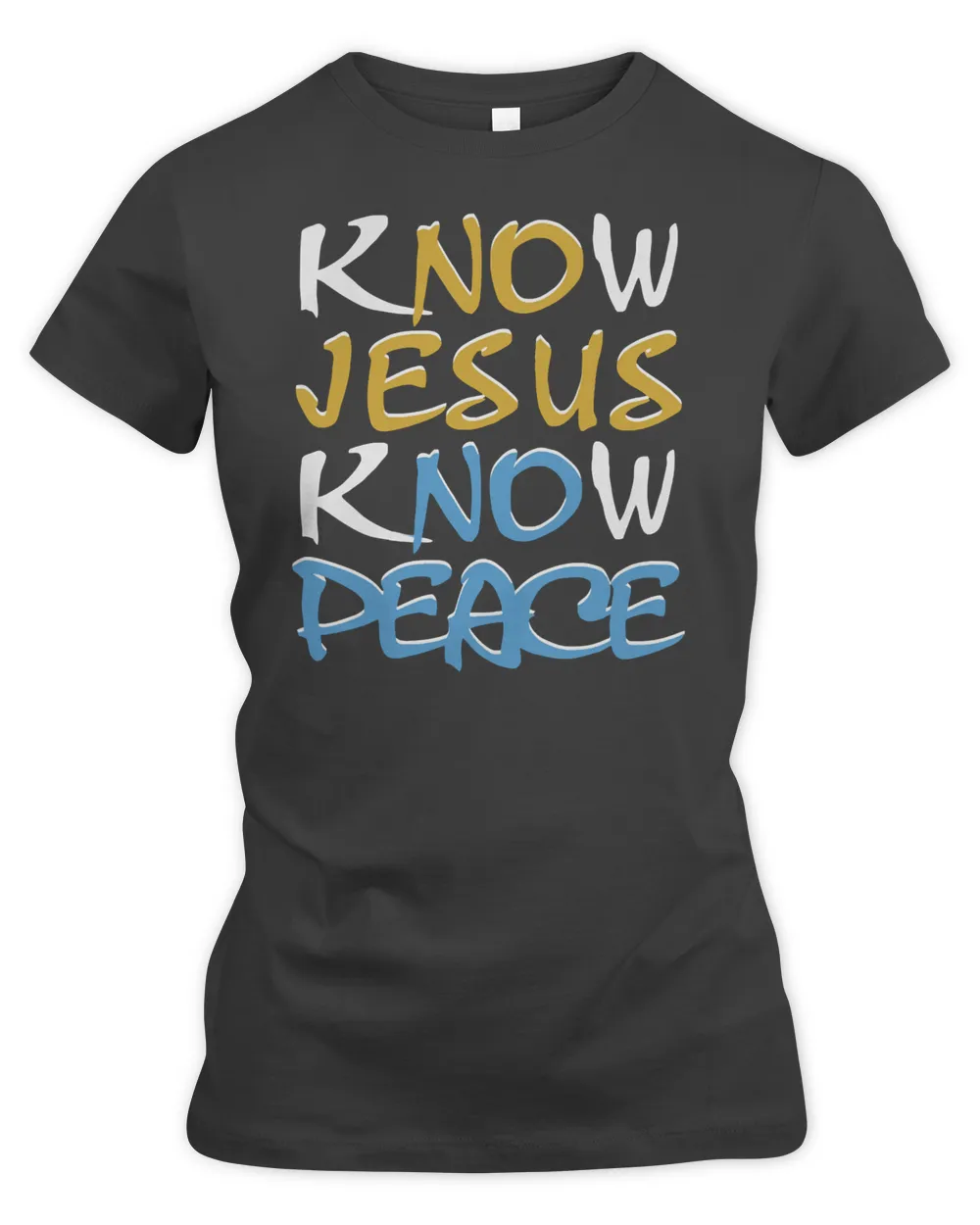 Christian inspirational giftknow jesus know peace prayer