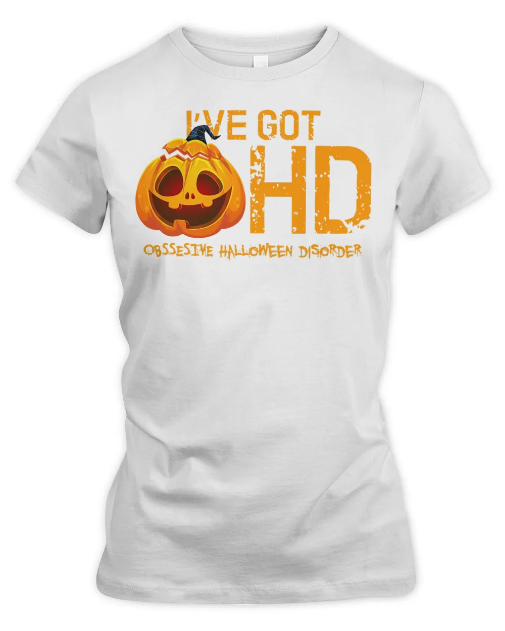 Pumpkin OHD Funny Obsessive Halloween Disorder Costume