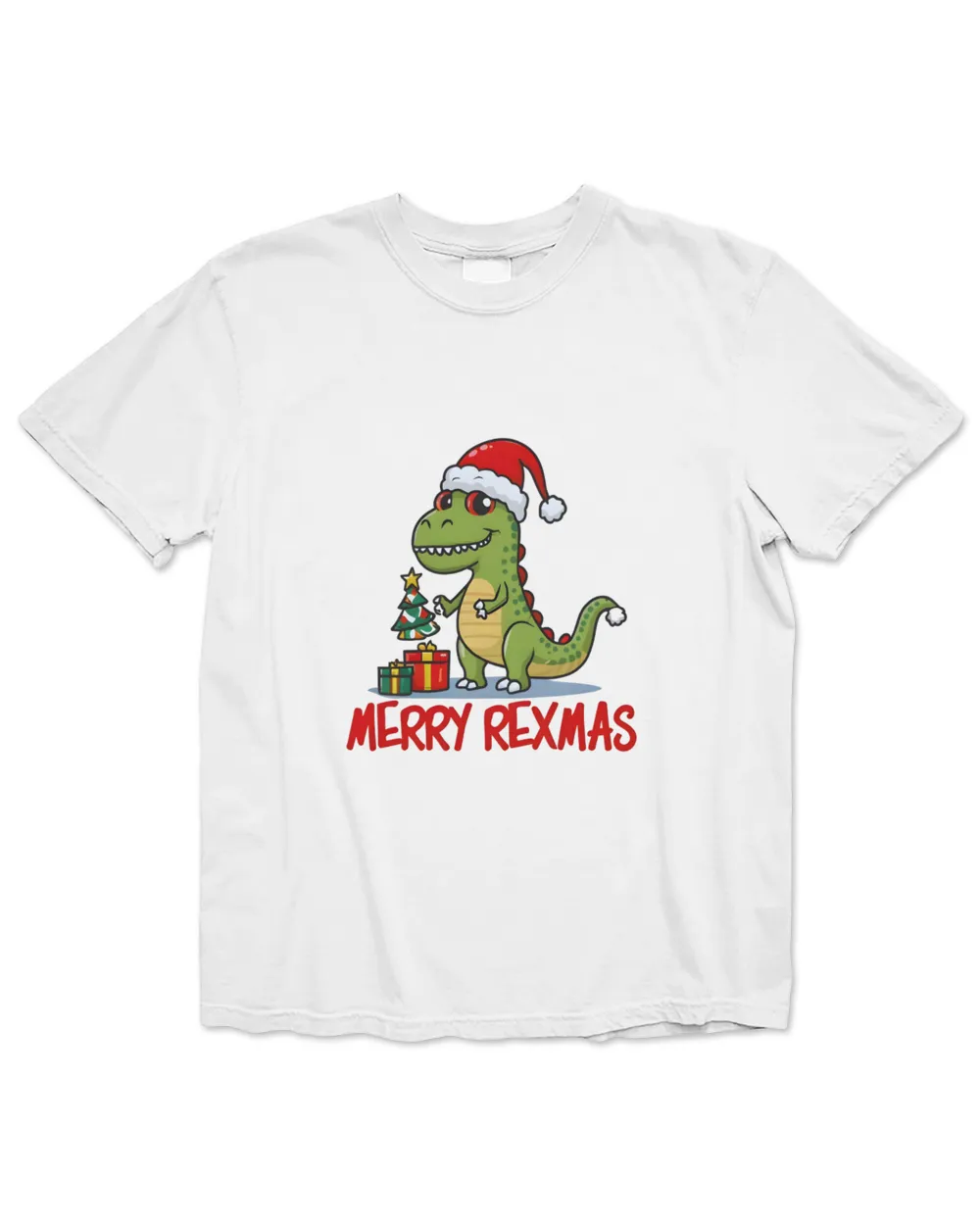 Cute Christmas Trex