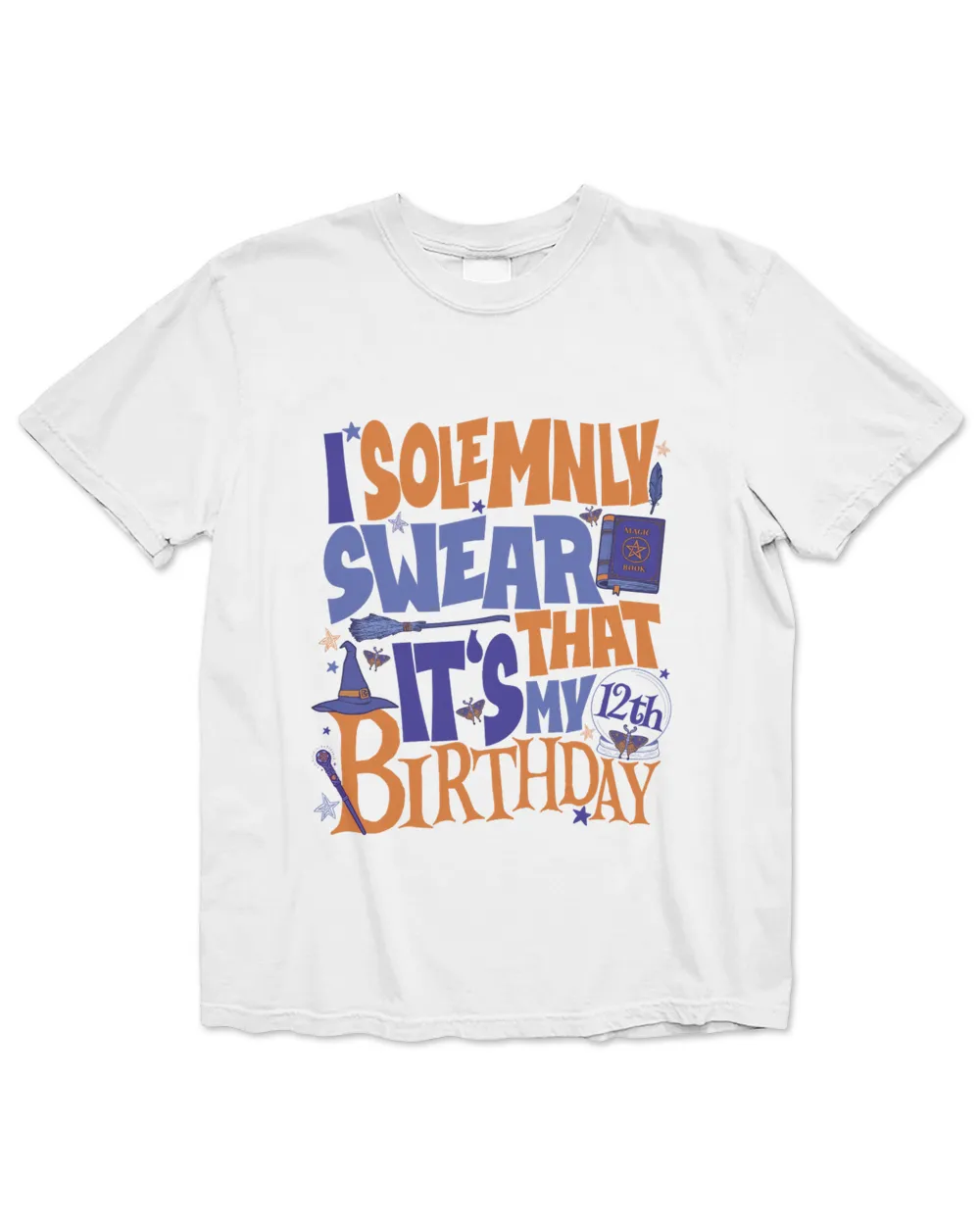 I Solemnly Swear That It’s My Birthday Shirt, Wizard Birthday Shirt, Birthday Witch Shirt, 12th Birthday Shirt, Birthday Gift