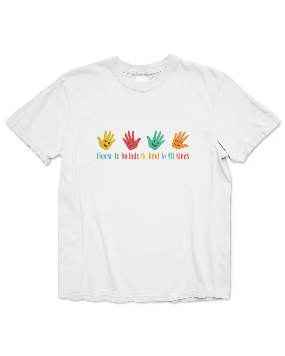 Choose to include be kind to all kinds shirt