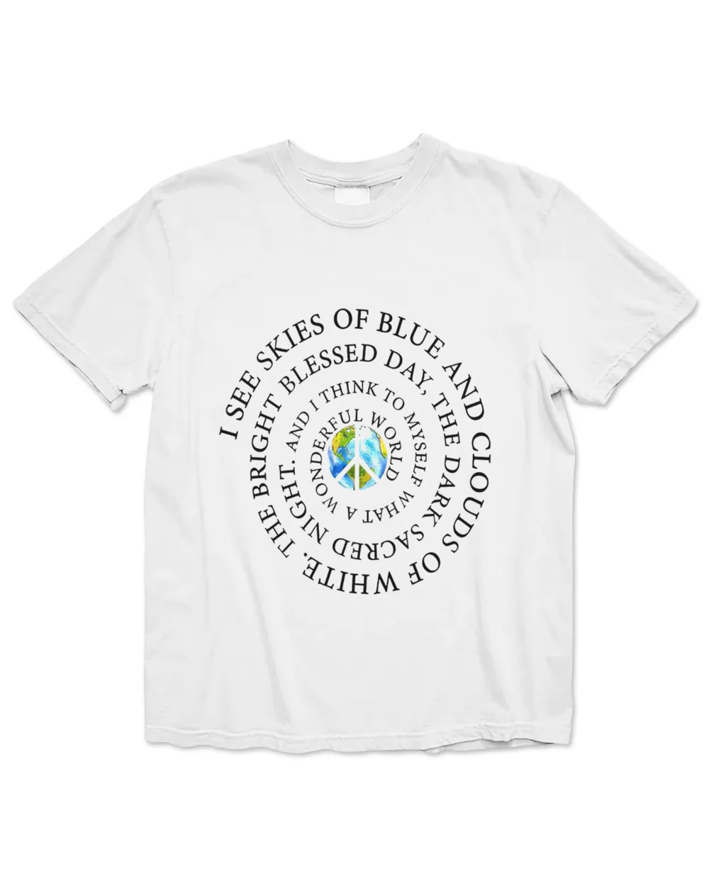 Hippie I See Skies Of Blue And Clouds 2
