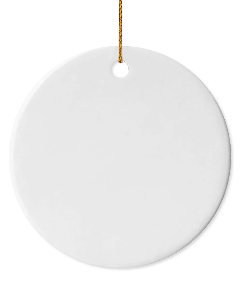 Fbus01364 Frank OR1 Circle Ceramic Ornament (US) white one-sided 1pcs
