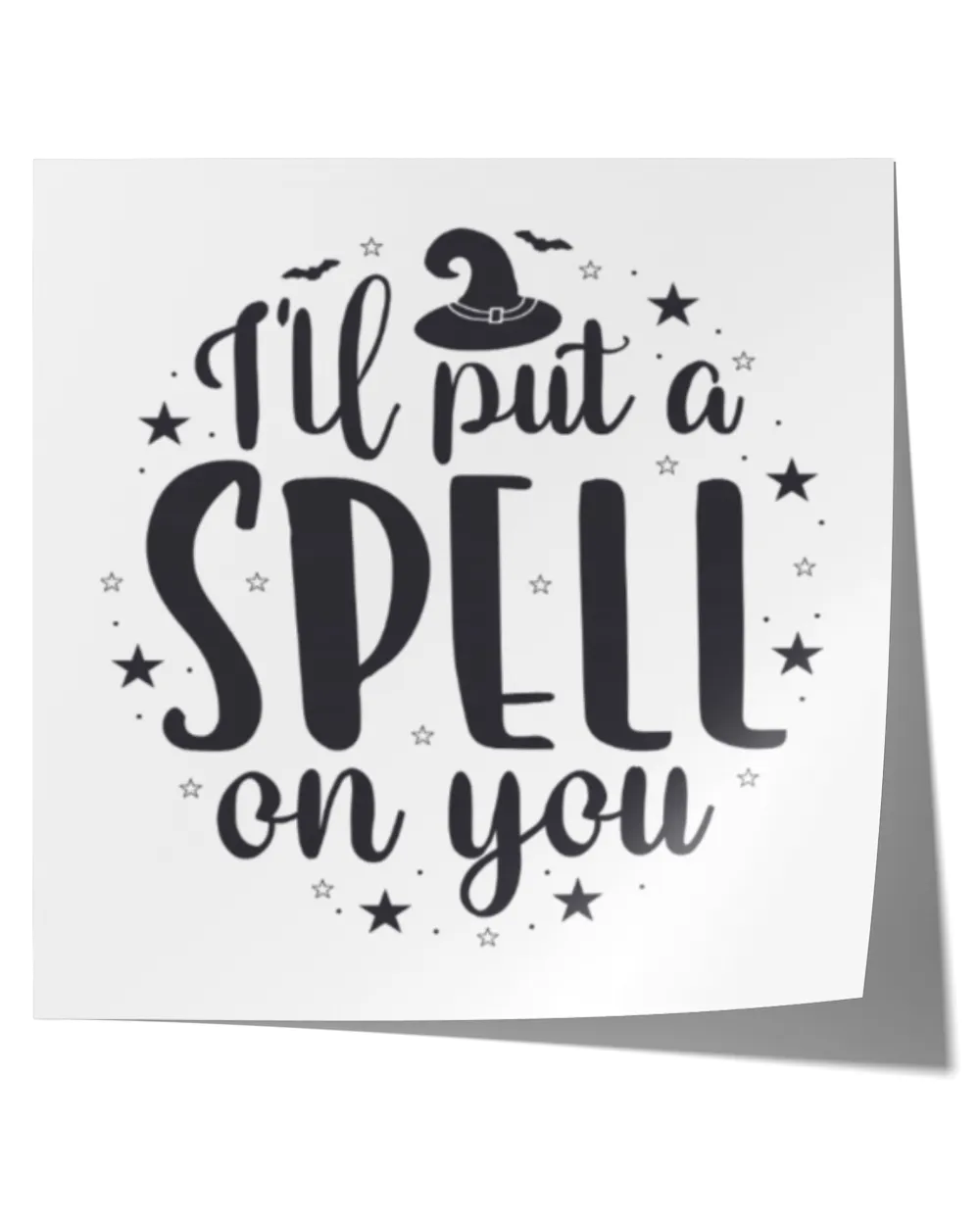 Funny quote for Halloween I will put a spell on you