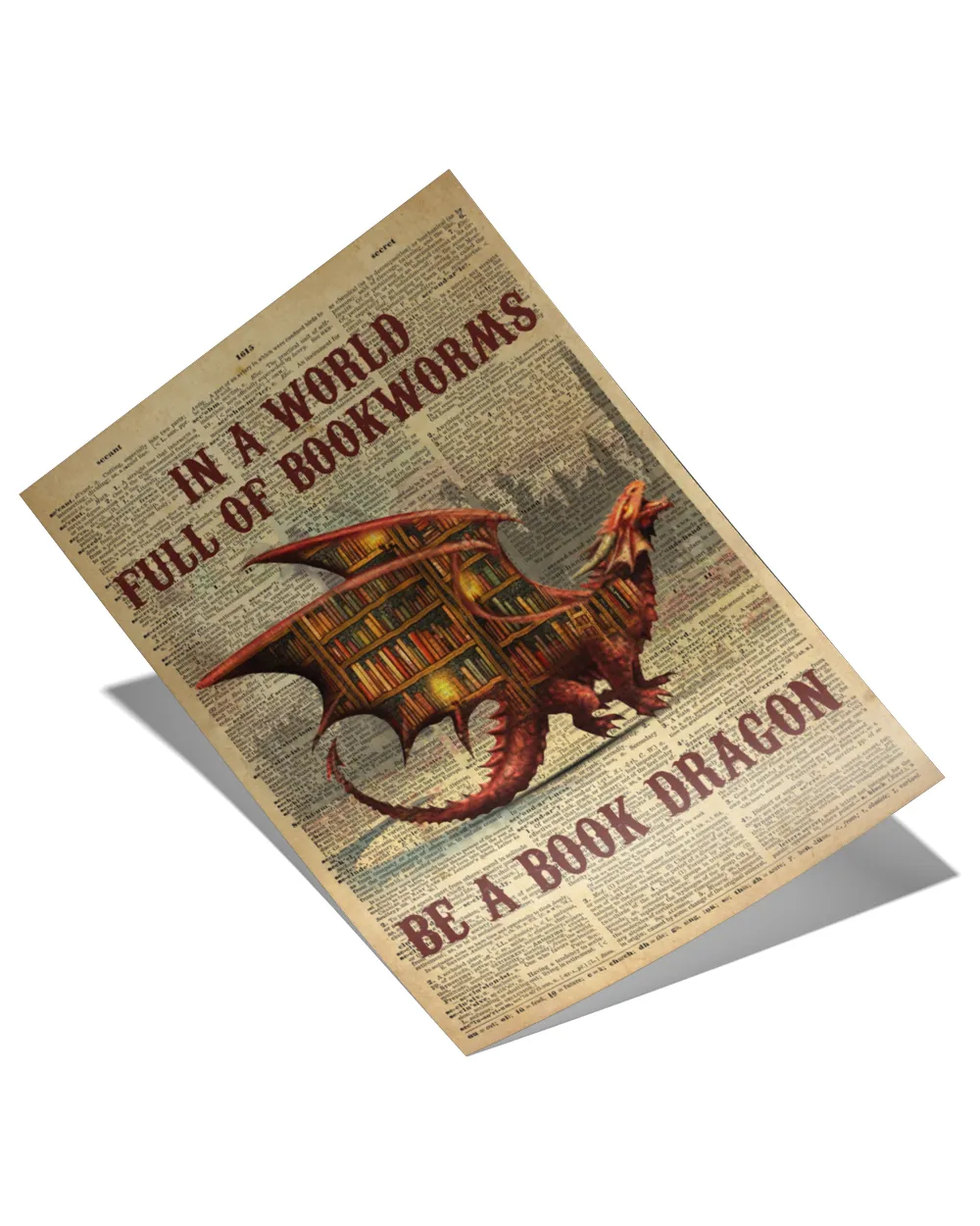 home decor poster book dragon poster ideal gift