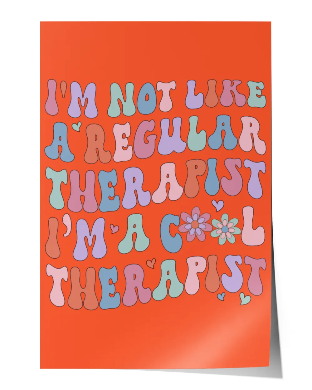 I'm Not Like A Regular Therapist I'm A Cool Therapist  Sweatshirt, Hoodie, Tote bag, Canvas
