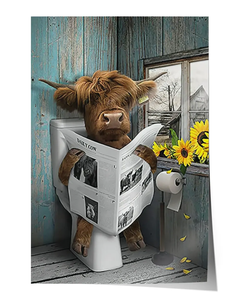 Cow Bathroom
