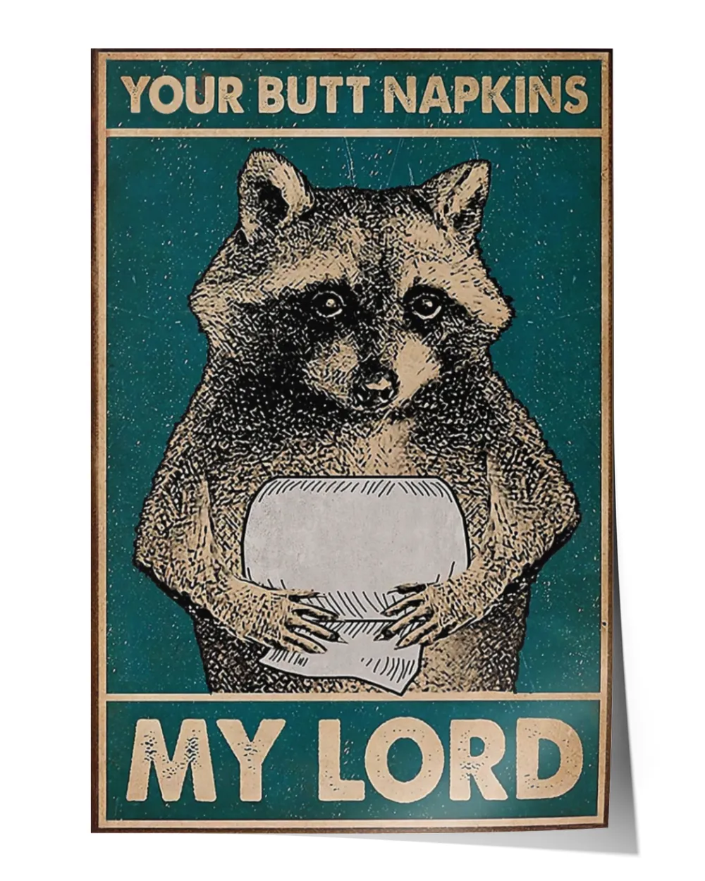 Raccoon Poster- 006