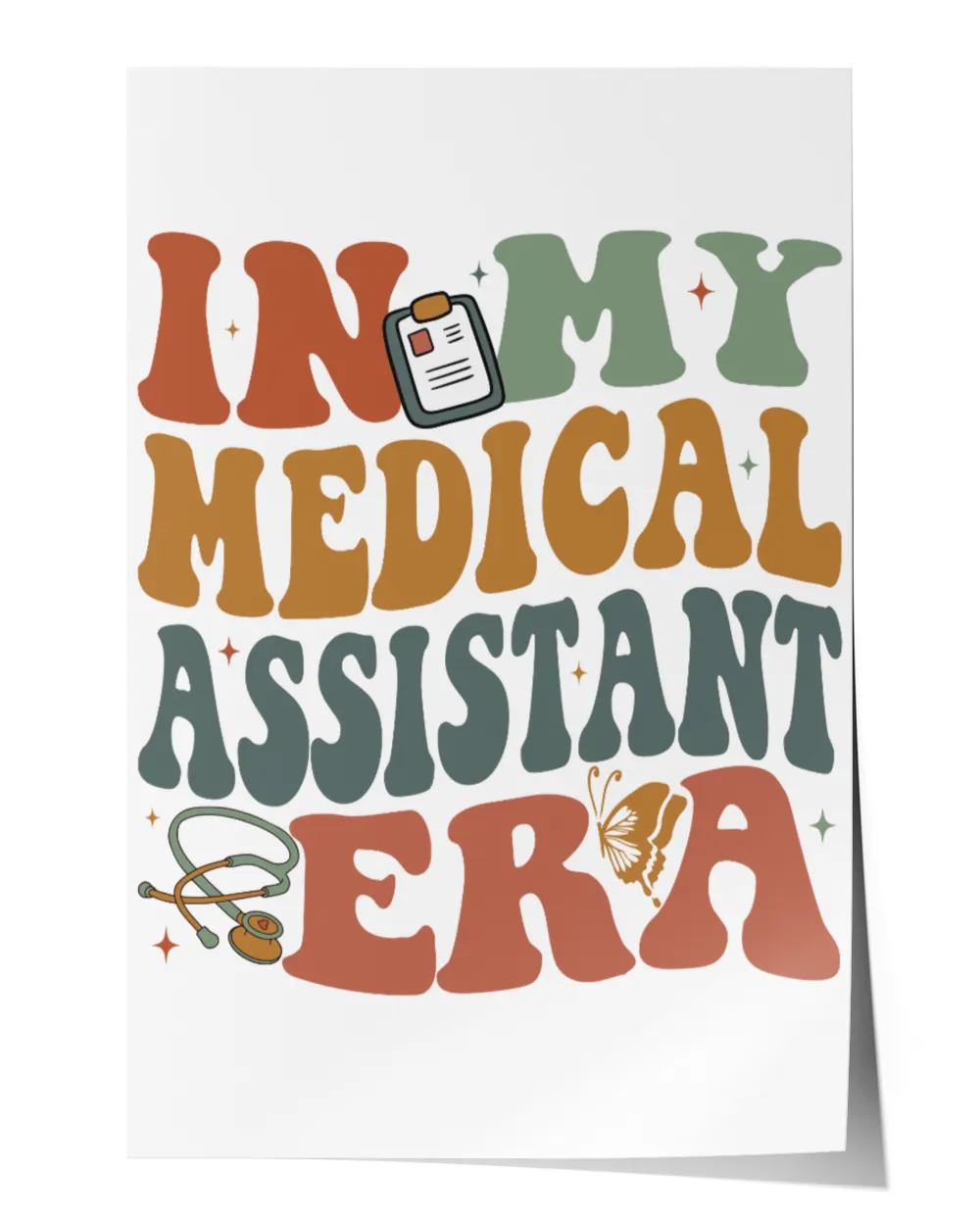 In My Medical Assistant Era Shirt, Cma Shirt, Nurse Healthcare Shirt, Physician Assistant Shirt, Nursing Assistant Shirt, Med School Gift