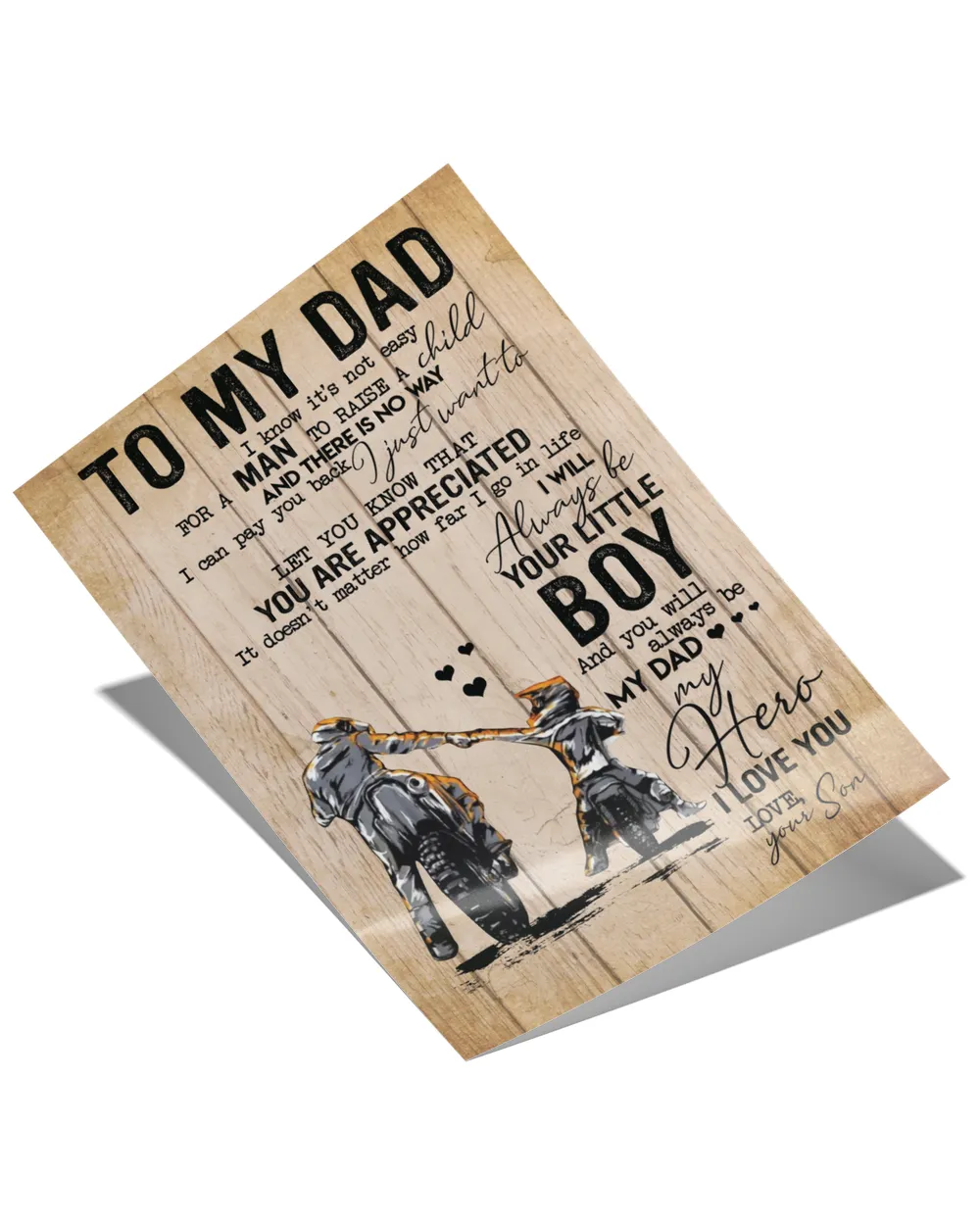 [UNIQUE] TO MY MOTOCROSS DAD FROM SON