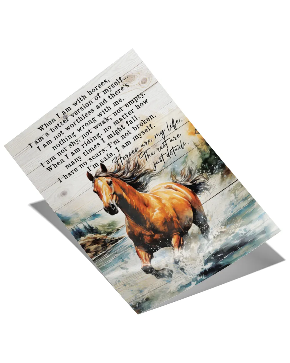 [PREMIUM] Horses are my life poster