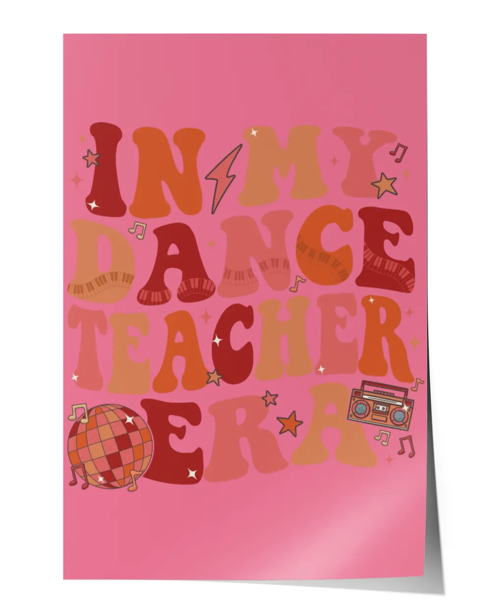 In My Dance Era Shirt, Dancer Team Shirt, Dance Teacher Shirt, Dance Instructor Gift, Dancing Master Shirt, Dancer Shirt For Mom