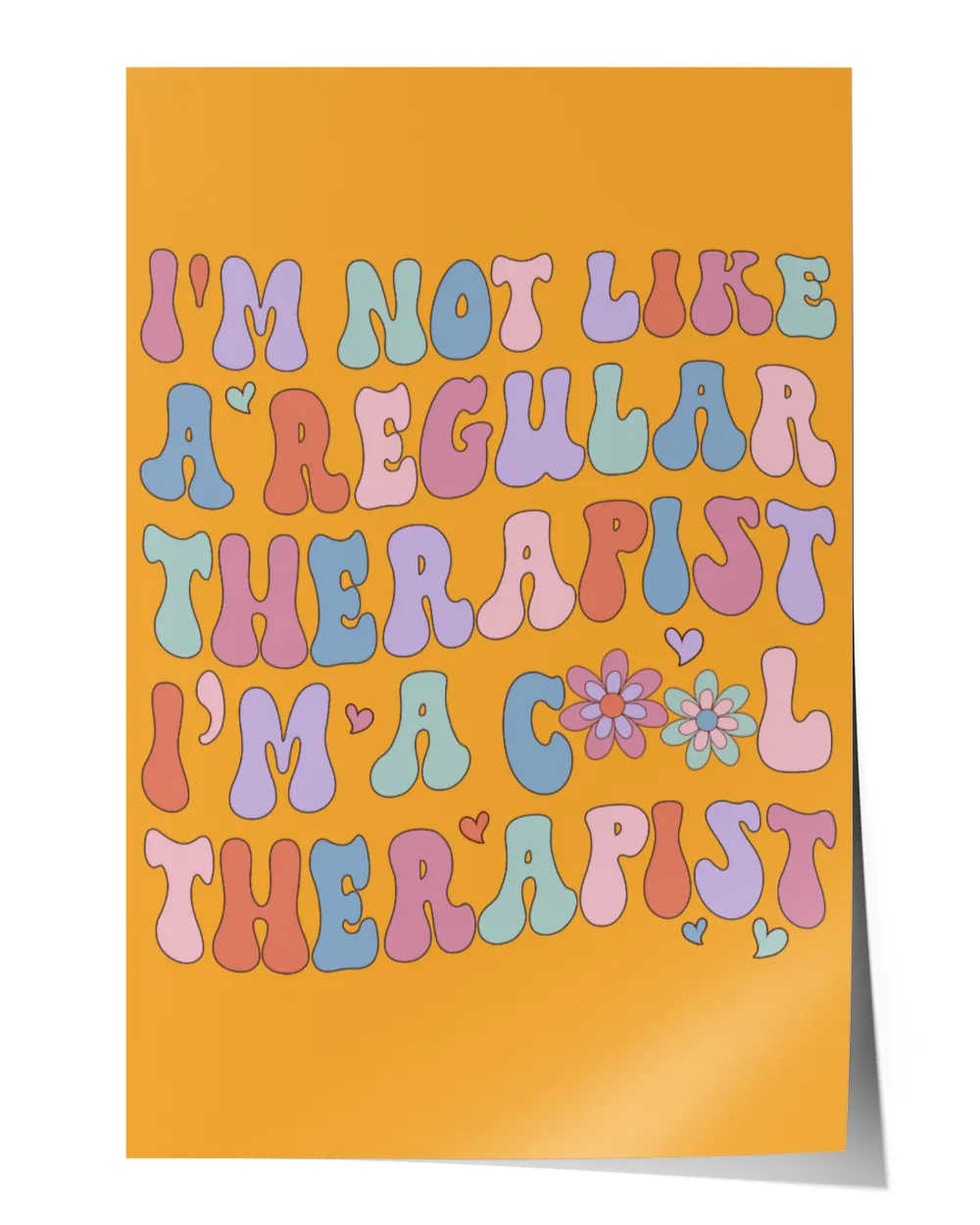 I'm Not Like A Regular Therapist I'm A Cool Therapist  Sweatshirt, Hoodie, Tote bag, Canvas