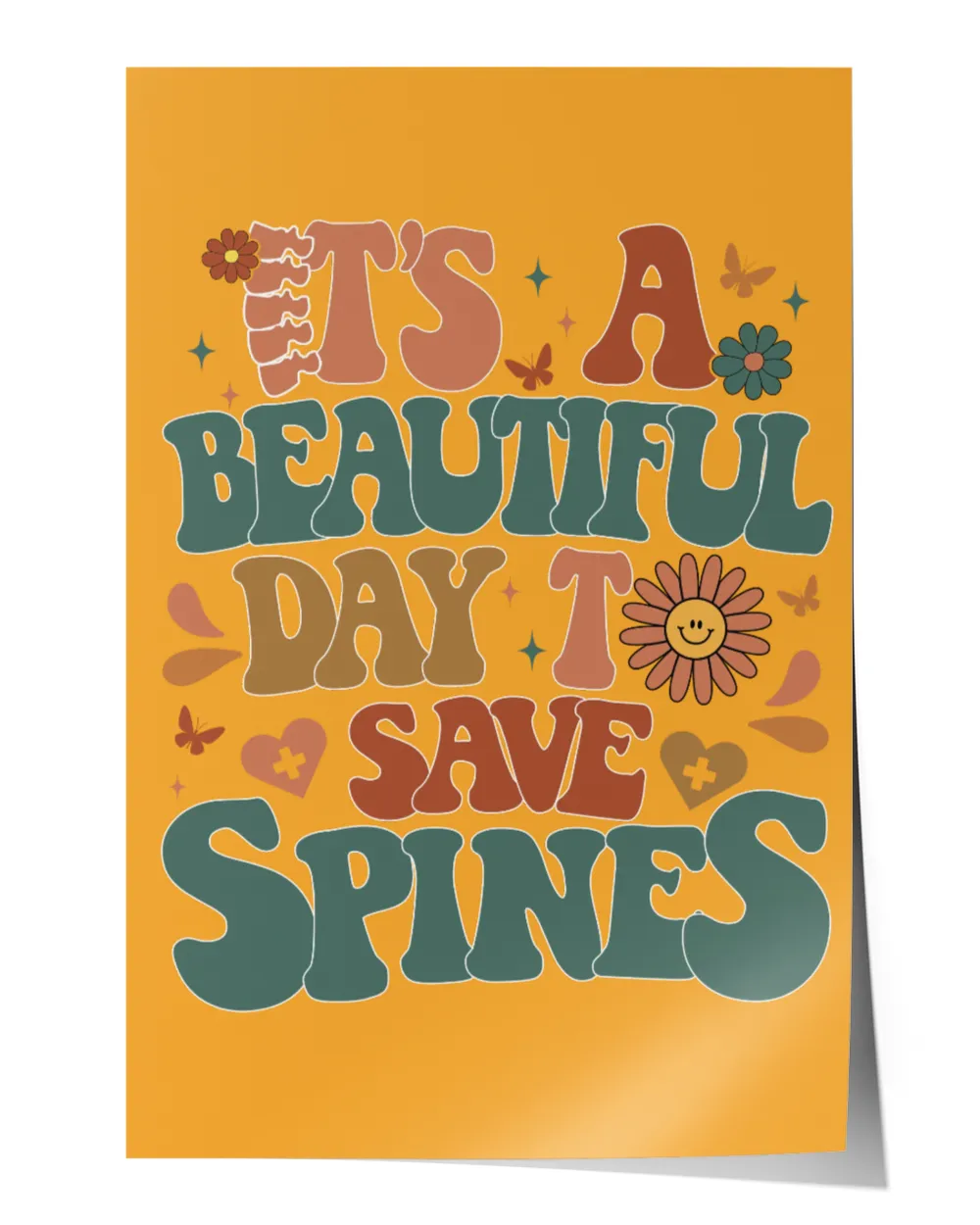 It's A Beautiful Day To Save Spines Chiropractic Shirt, Chiropractor Gifts, Chiropractic Students Grad Gift, Personalized Chiropractor Shirt