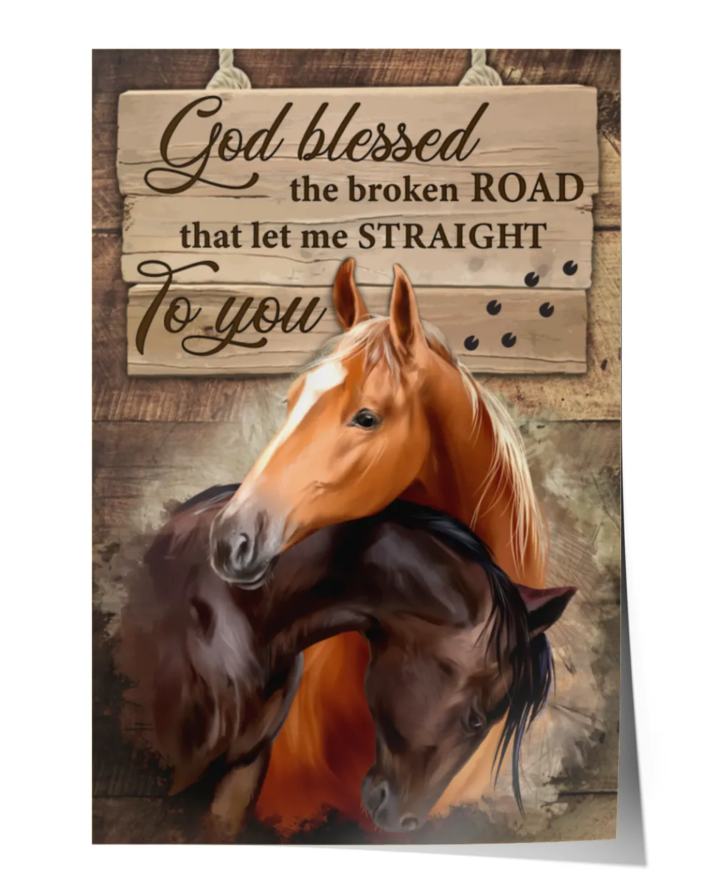 Horse God Blessed The Broken Road