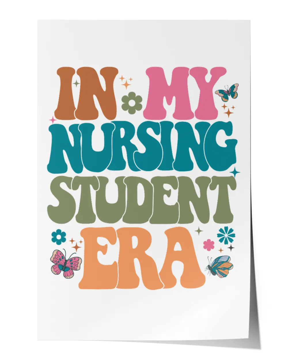 In my nursing student era shirt