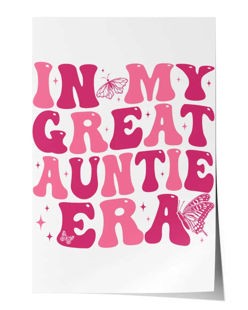 In My Great Auntie Era Shirt, Great Aunt Shirt, Cool Auntie Shirt, Aunt Shirt, In My Great Aunt Era, Cute Aunt, Aunt Birthday Gift