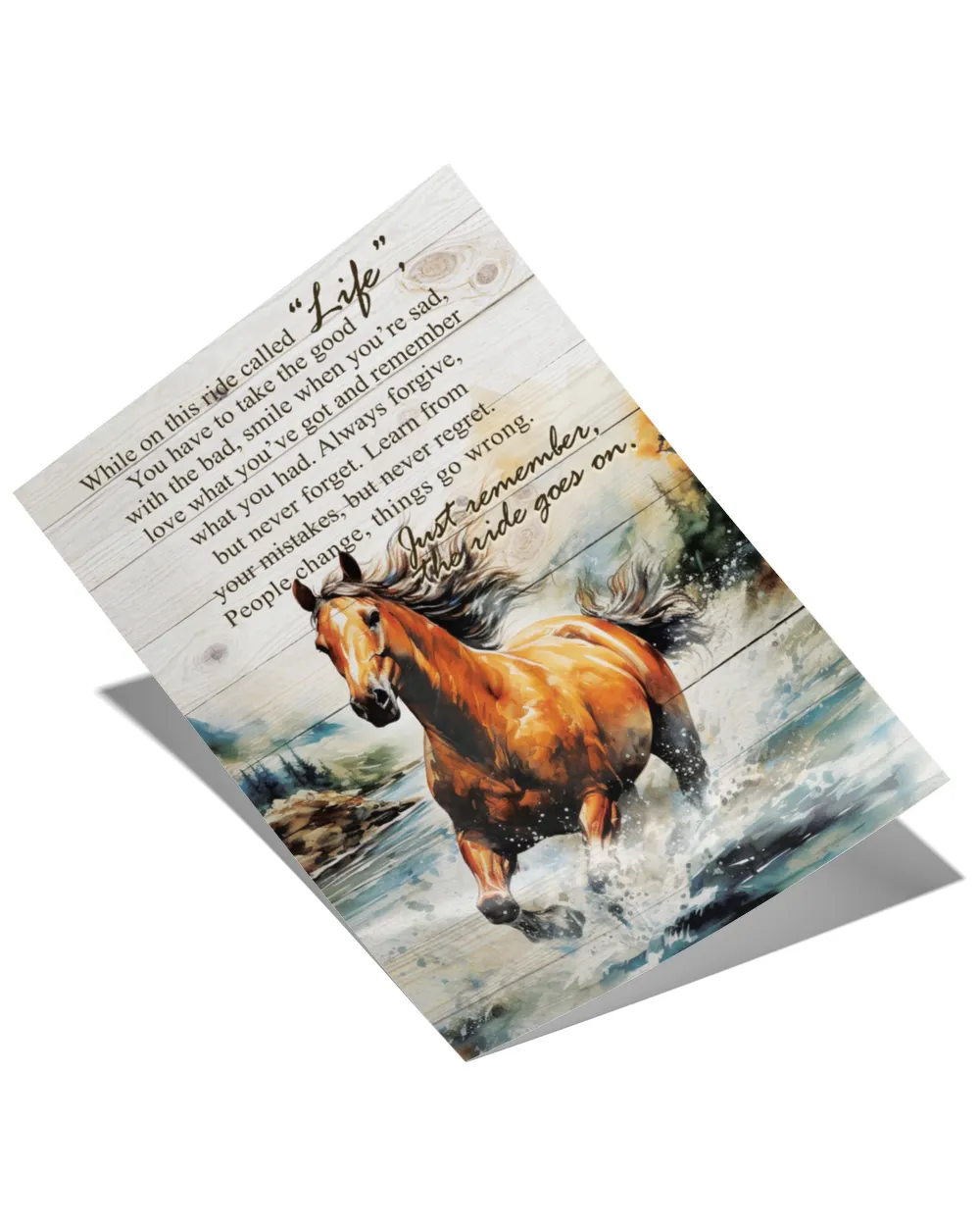 [PREMIUM] Riding Life poster