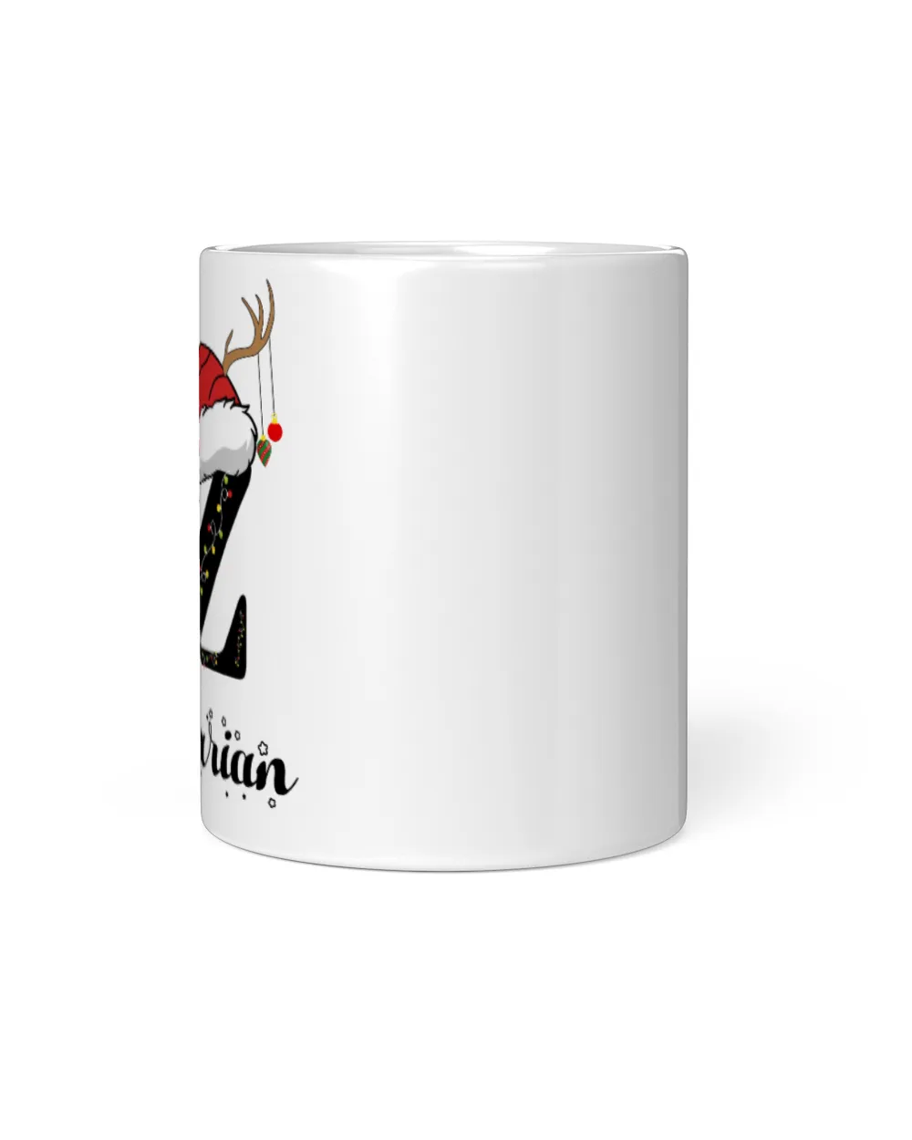 ZAKARIAN Christmas White Mug white 11oz