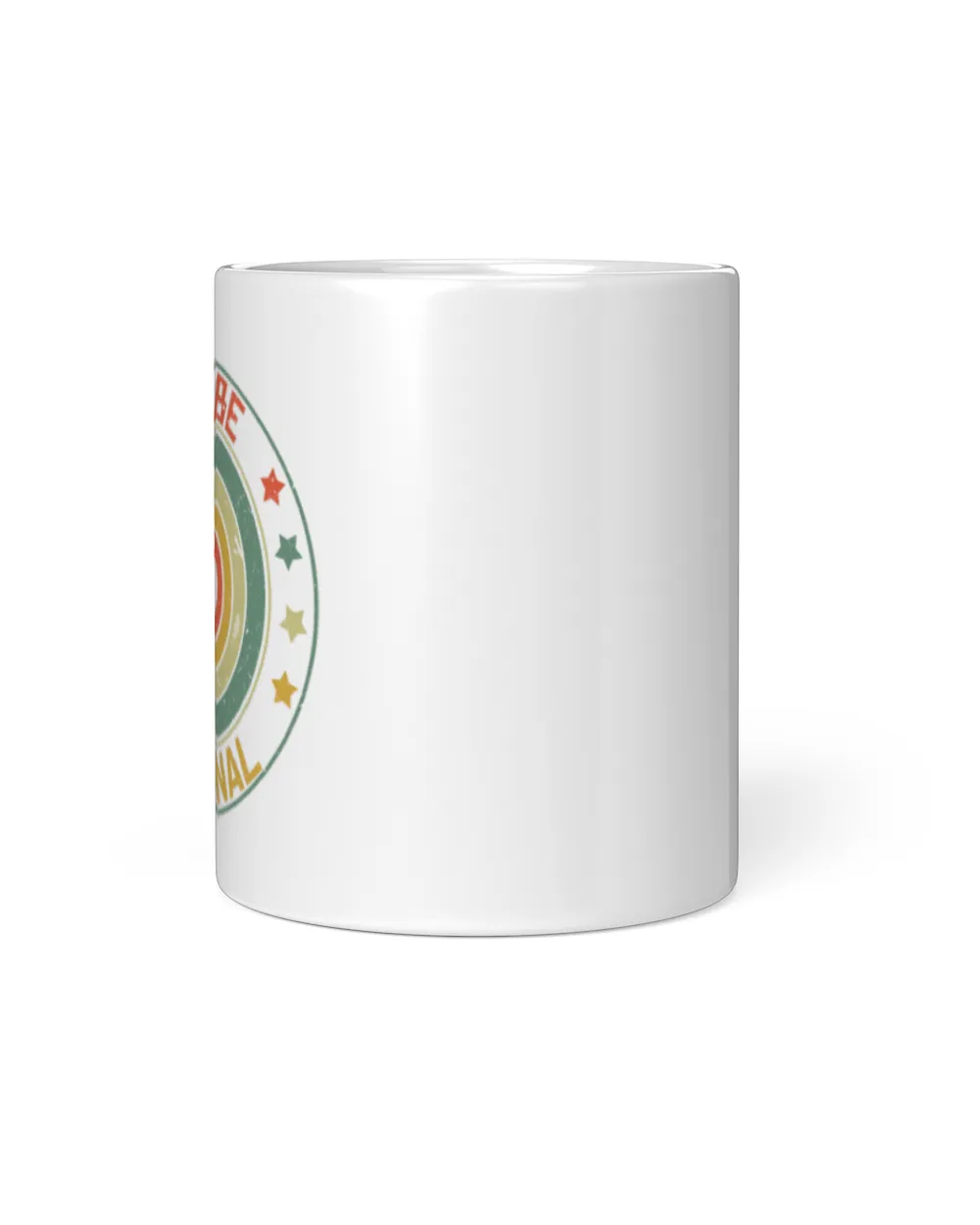 Don't Be Irrational Pi Day Math Symbol Retro White Mug white 11oz