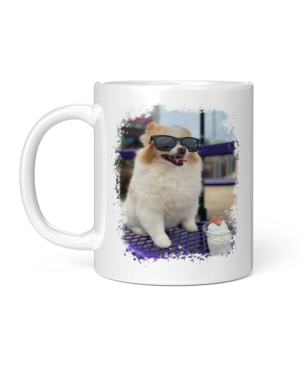 Koda the Fluff in Love White Mug white 11oz