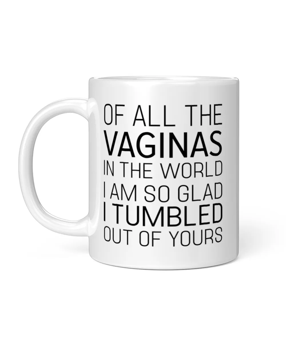 I Am So Glad I Tumbled Out Of Yours Mug
