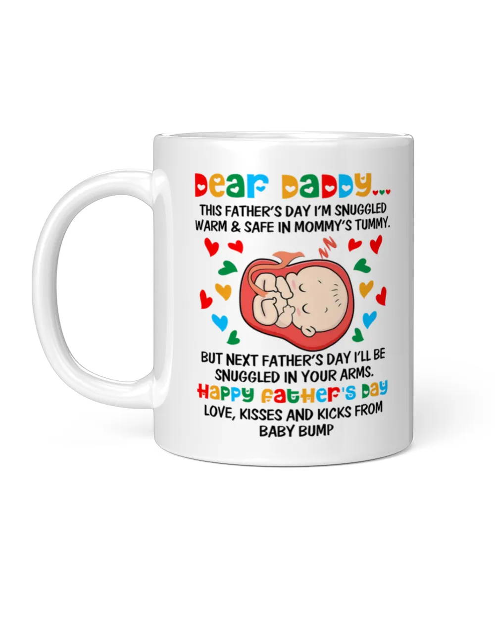 Dear Daddy Happy Father's Day Daddy Gift Mug