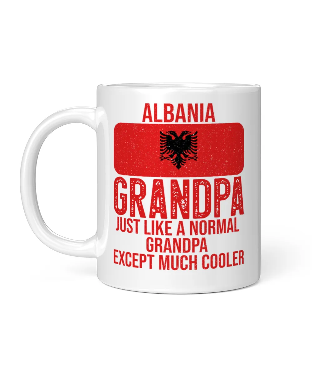 Official Albania Grandpa Albanian Flag For Fathers Day1081  T-Shirt