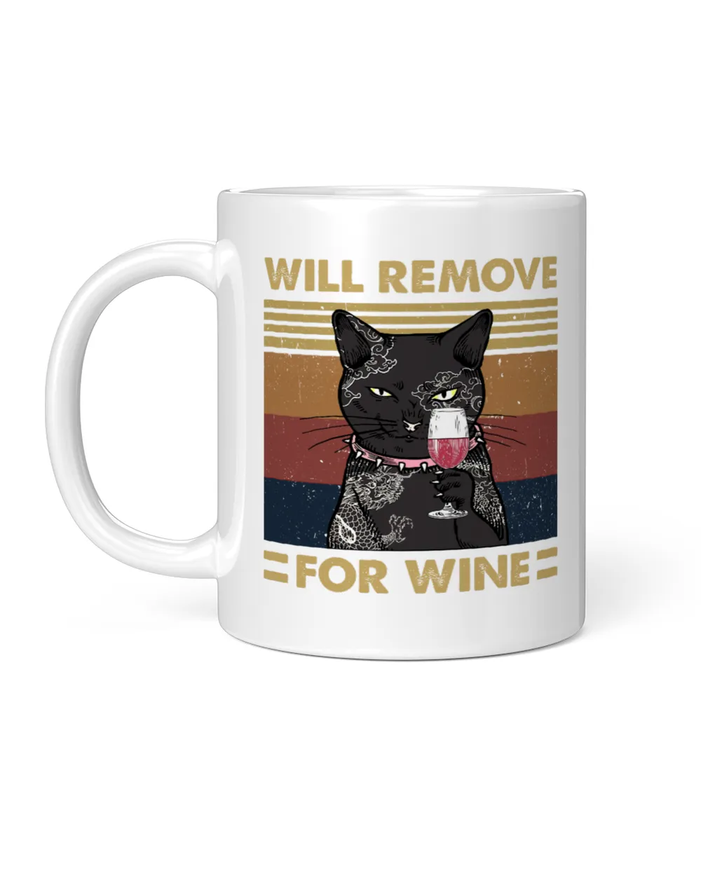 Black Cat Will Remove for Wine