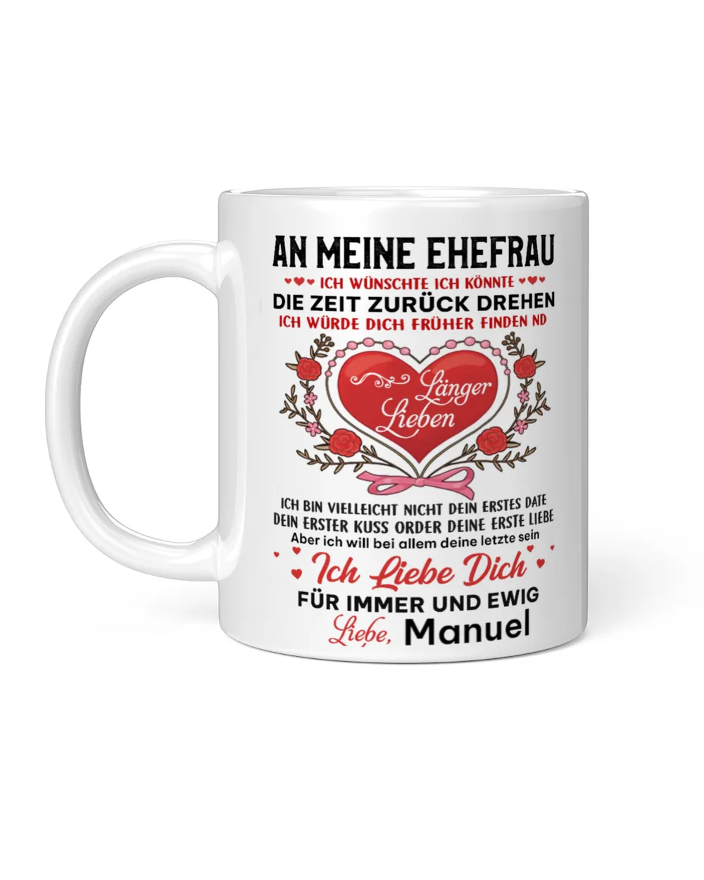 AN MEINE EHEFRAU White Mug white 11oz