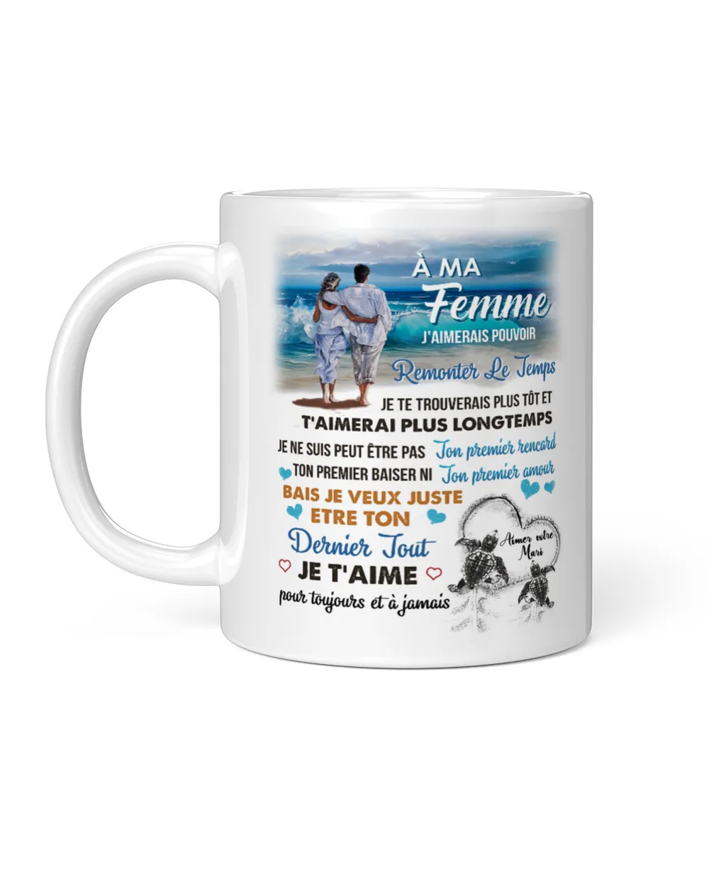 A ma femme White Mug white 11oz