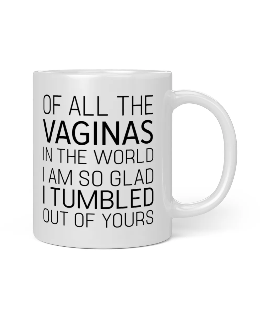 I Am So Glad I Tumbled Out Of Yours Mug
