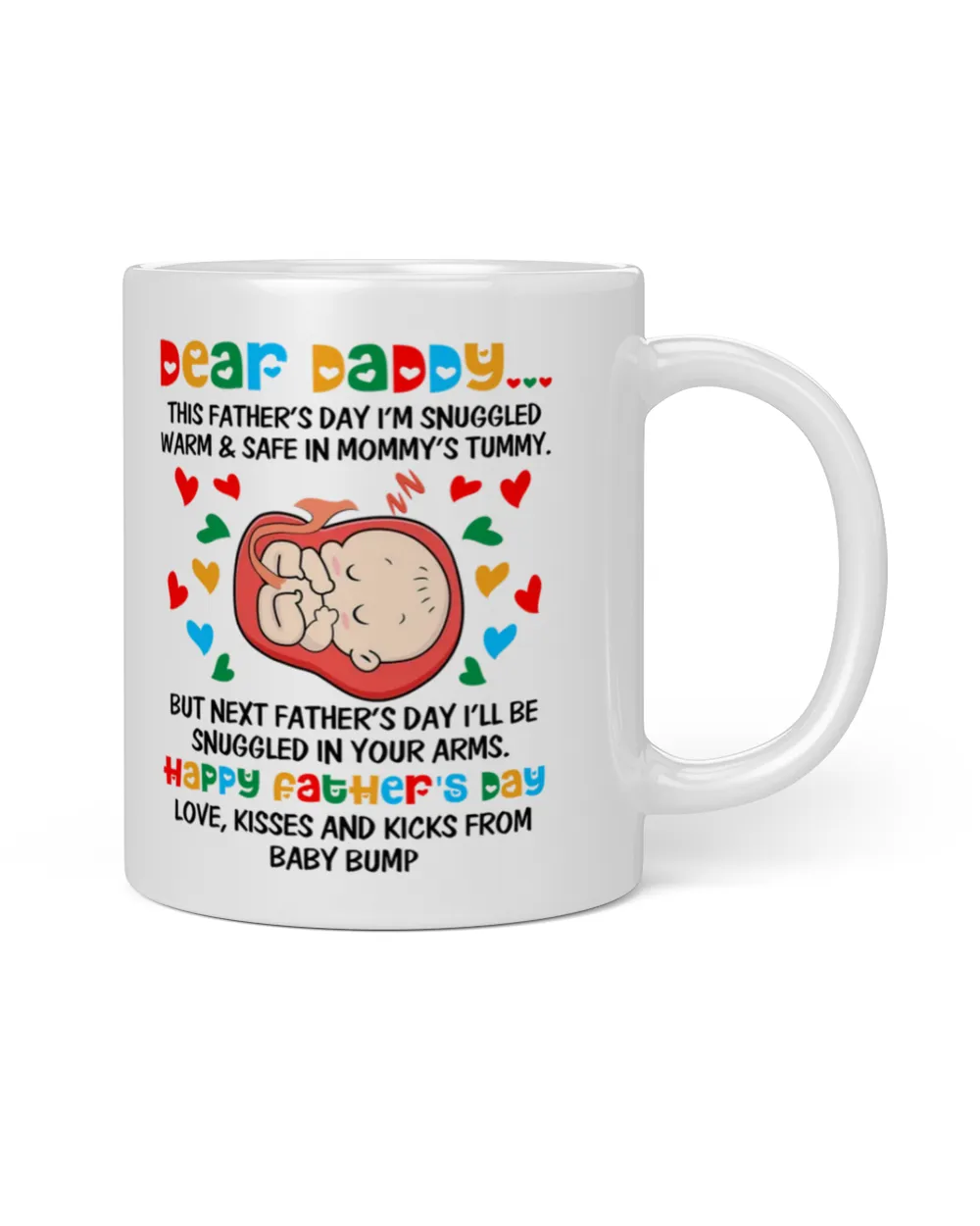 Dear Daddy Happy Father's Day Daddy Gift Mug