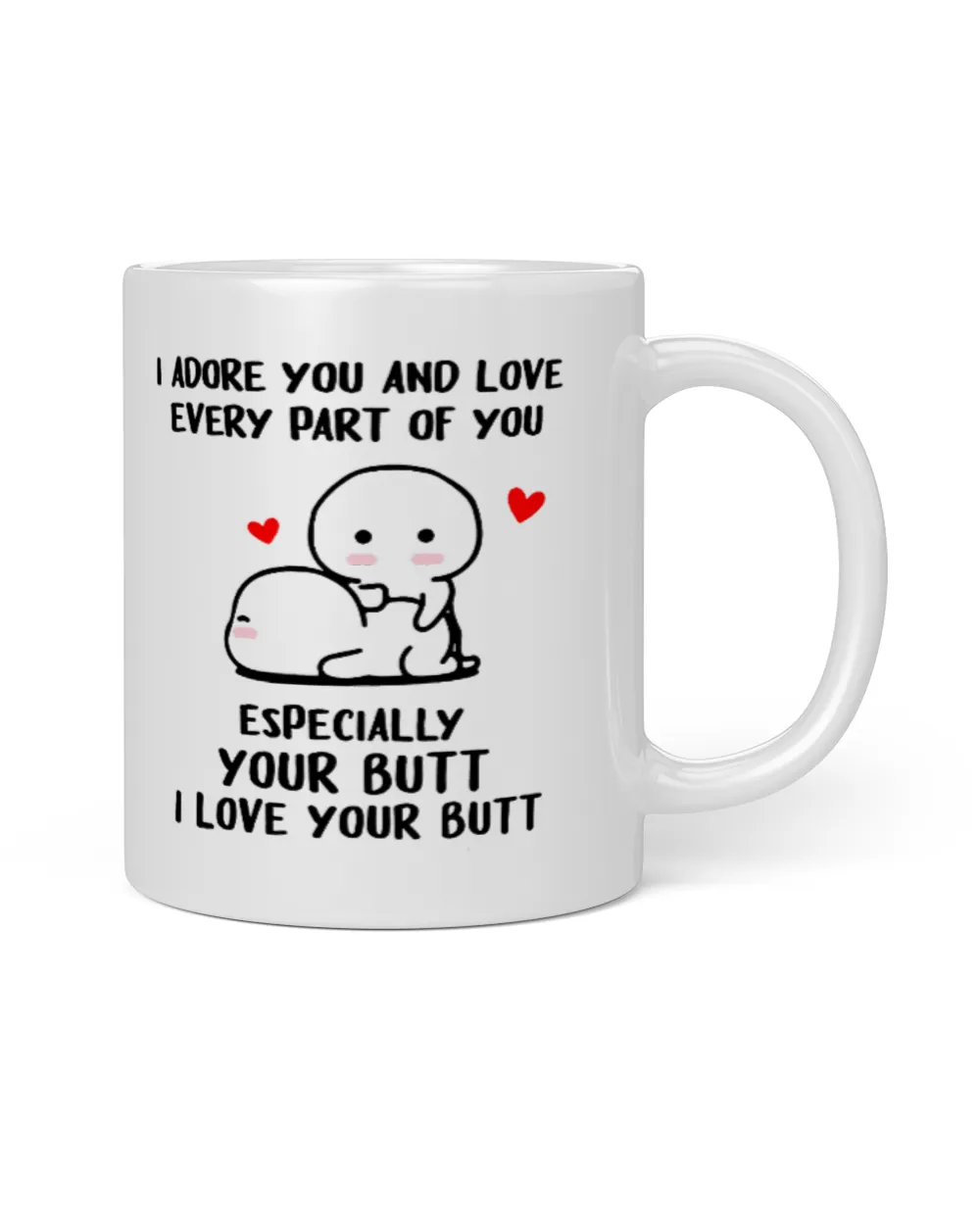 Personalized I Love Every Part Of You Mug
