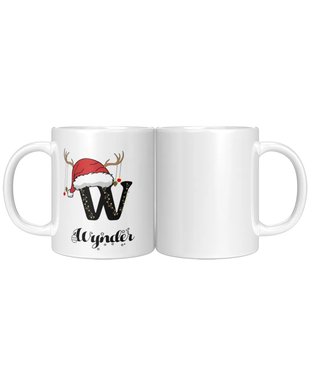WYNDER Christmas White Mug white 11oz