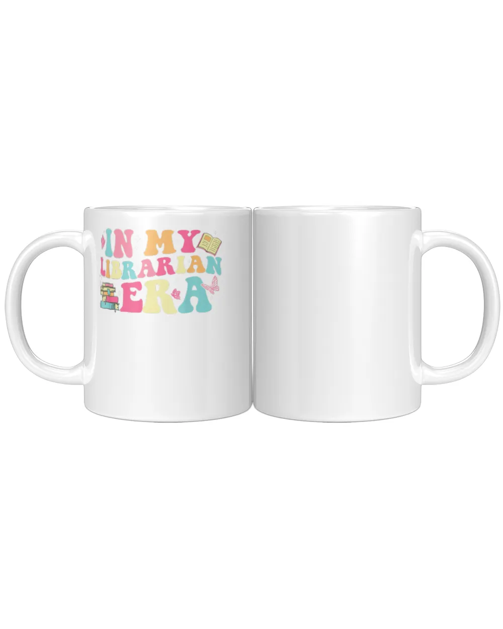 In My Librarian Era Last Day Of School Back To School White Mug white 11oz