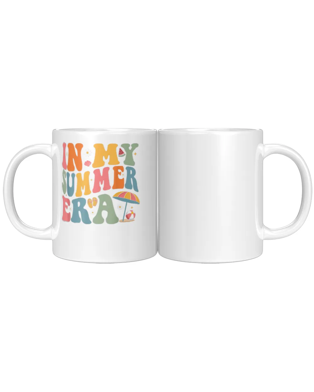 In My Summer Era Family Matching Vacation Hello Summer White Mug white 11oz